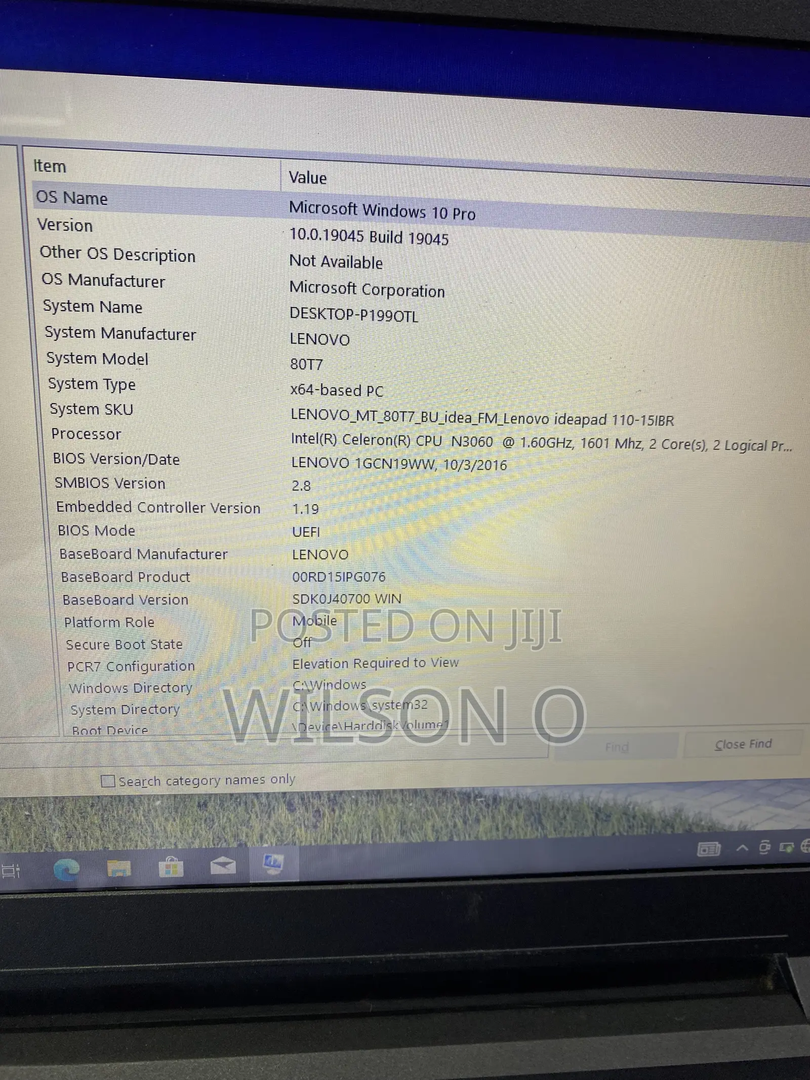 Laptop Lenovo Ideapad 3 4GB Intel HDD 320GB
