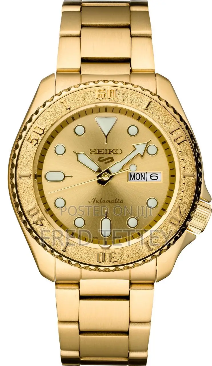 Seiko 5 Automatic Gold Tone Men