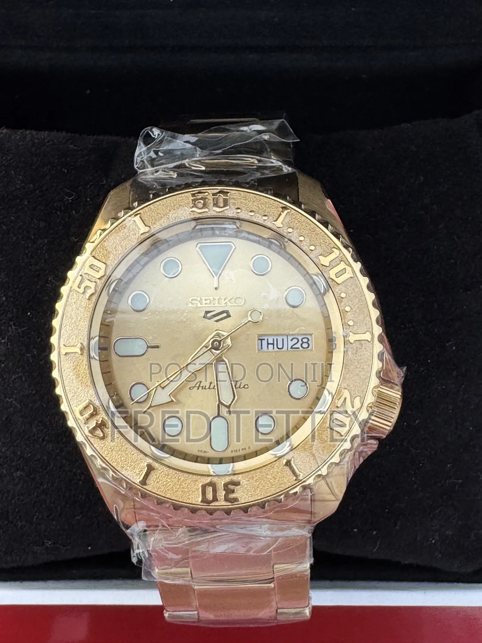 Seiko 5 Automatic Gold Tone Men