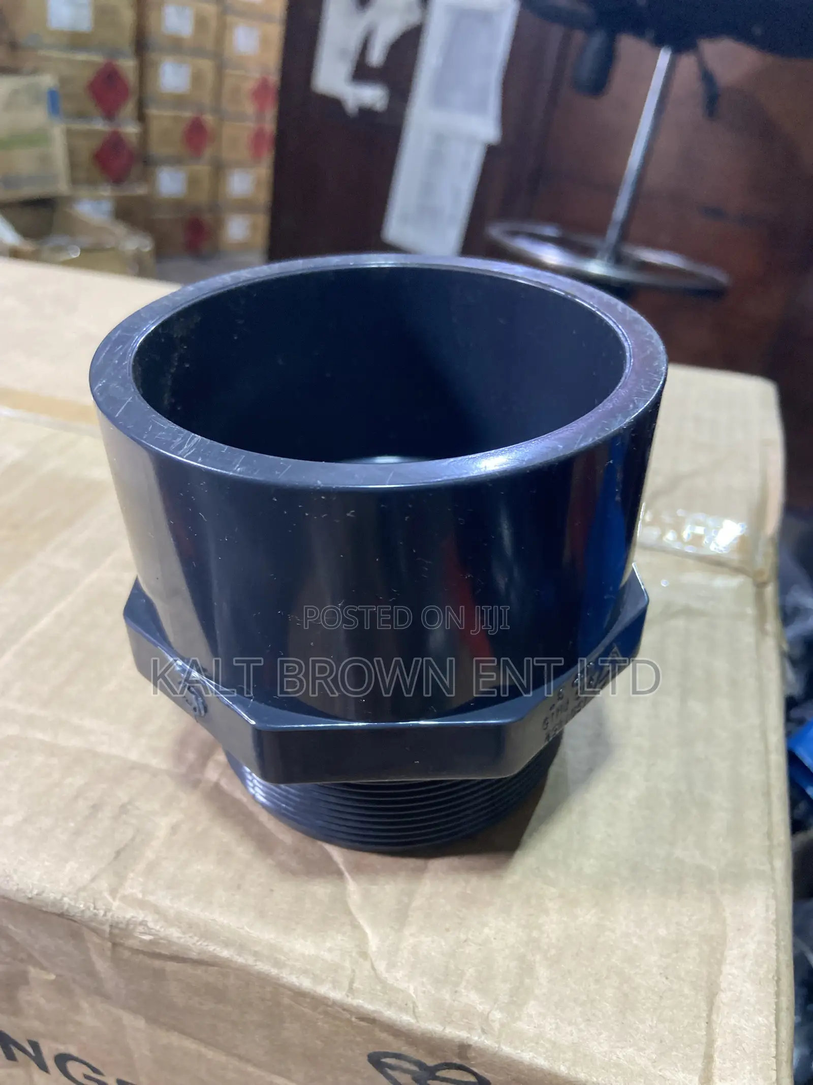 3-Inch Heavy-Duty PVC Male / Threaded Adapter / Valve Socket