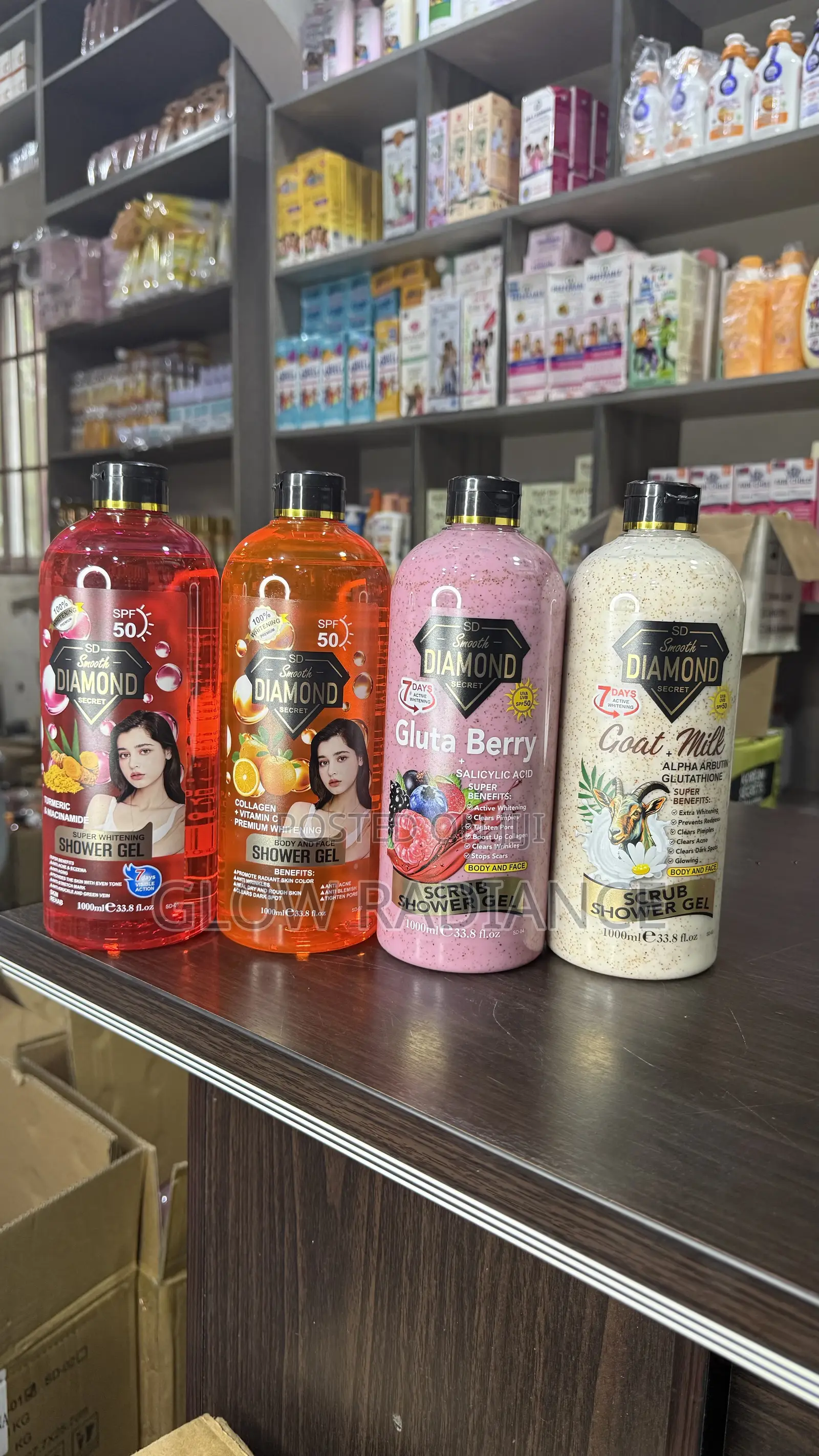 Smooth Diamond Shower Gels