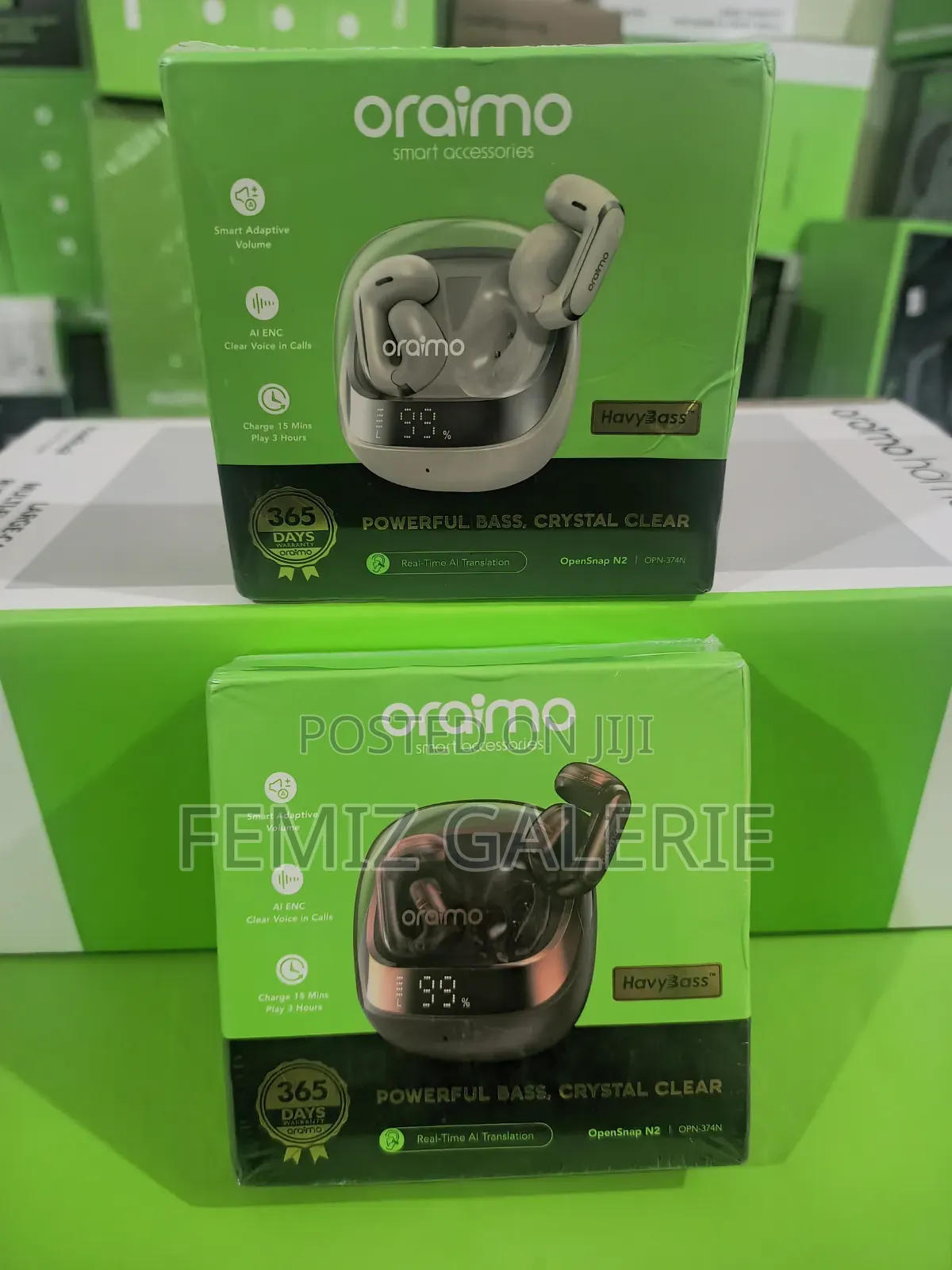 Oraimo Opensnap N2 Adaptive Volume Open-Ear TWE