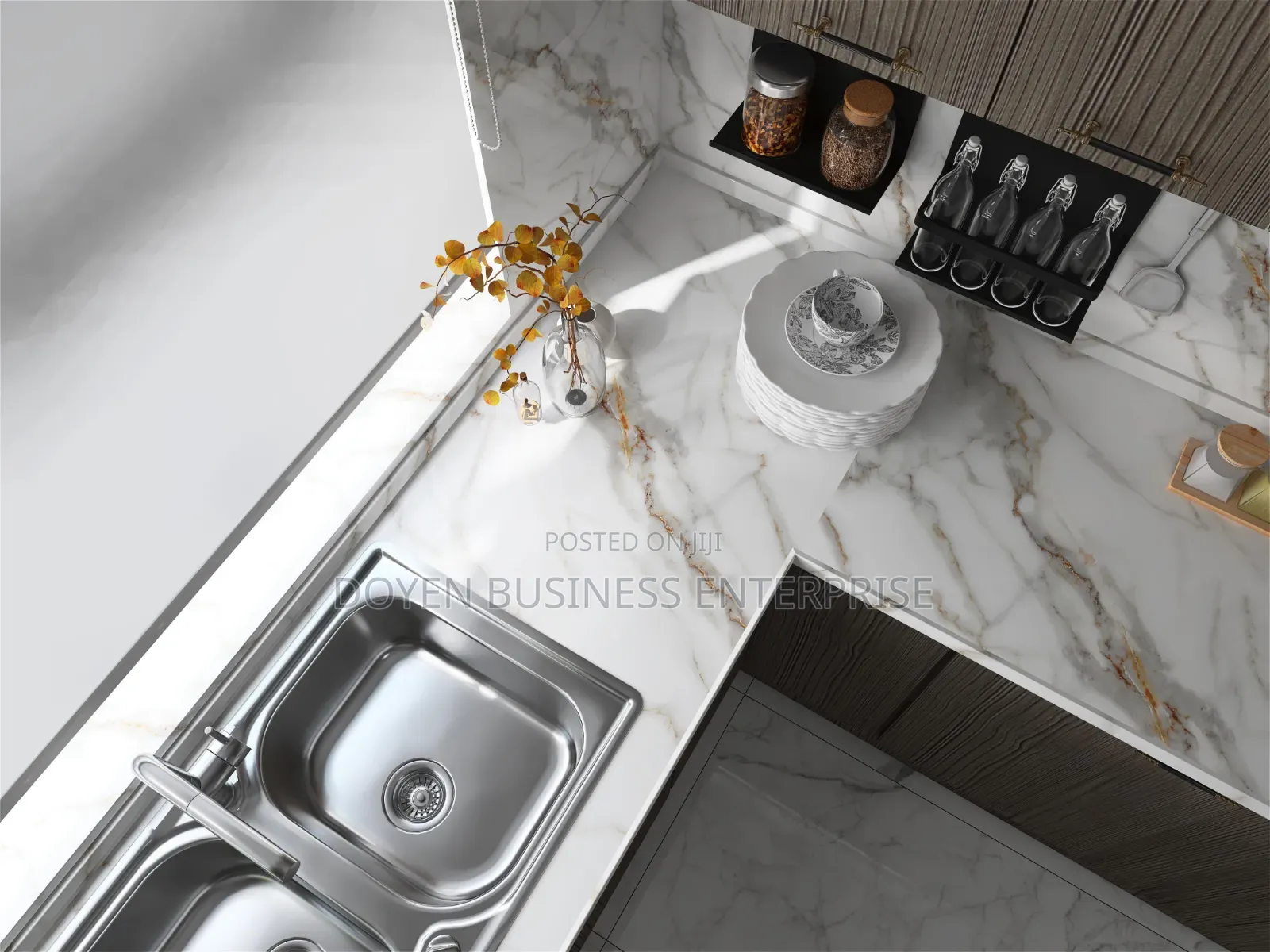 Marble Design Adhesive Sticker