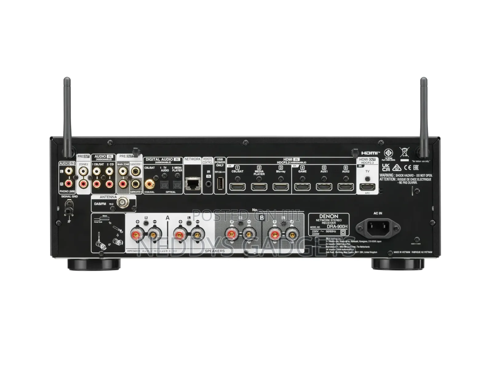 Denon 
Dra-900h
2.2 Ch. AV Receiver Powered by HEOS