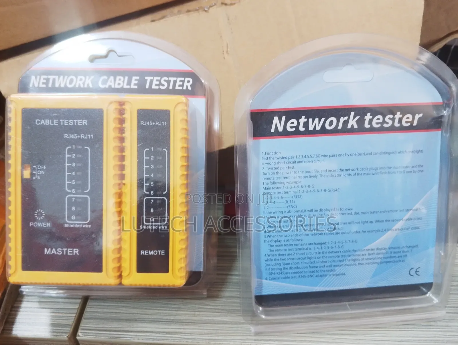 Remote Cable Tester RJ45/RJ11