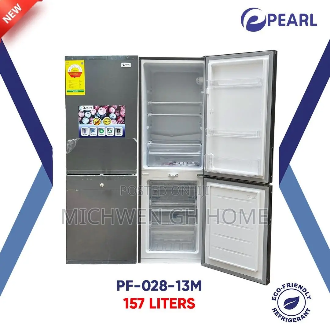 Pearl Fridge PF-028-13 Double Door Refrigerator~ 157L