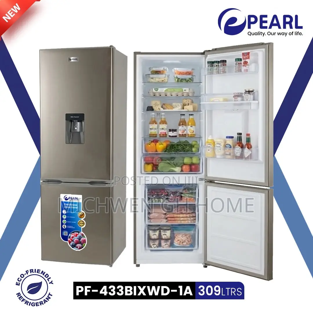 Pearl PF-433 Double Door Fridge (309L)
