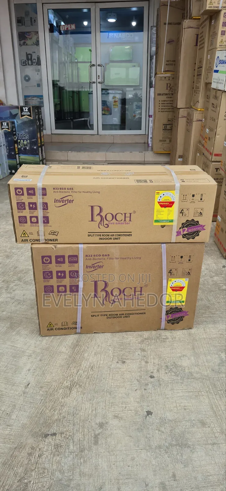 Roch AC 1.5hp Inverter With 3 Stars Brand New Available for Sale