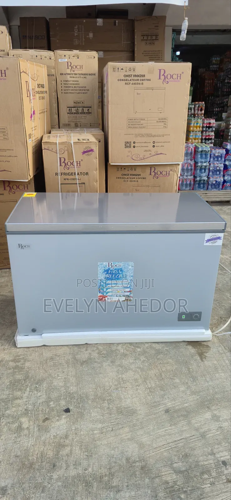 Roch Deep Freezer 380l With Lock and Key for Sale