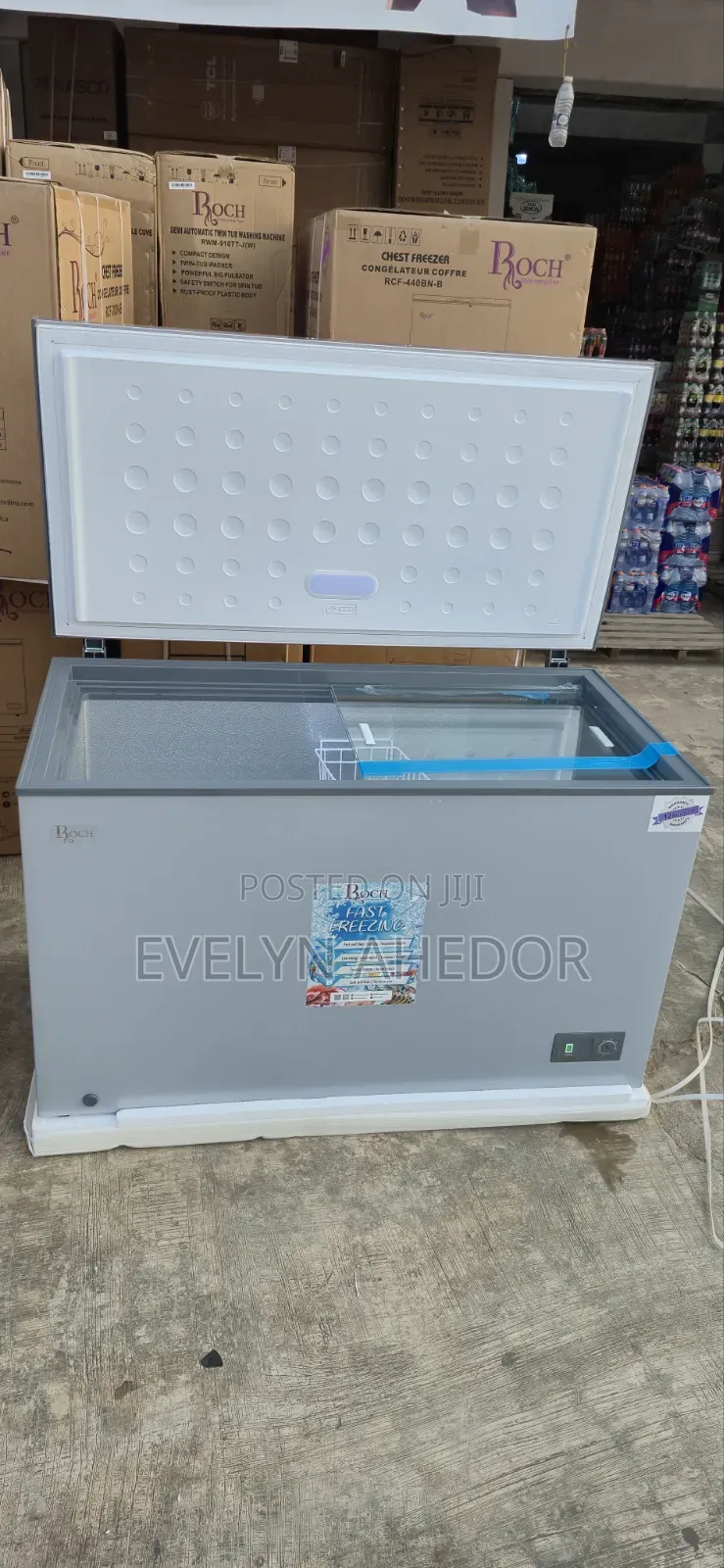 Roch Deep Freezer 380l With Lock and Key for Sale