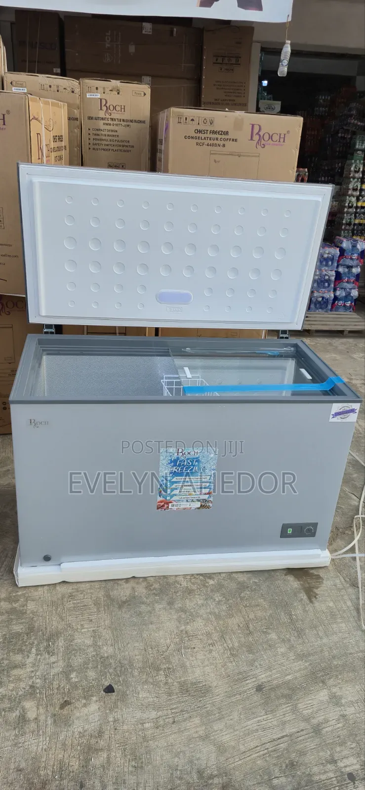Roch Deep Freezer 380l With Lock and Key for Sale