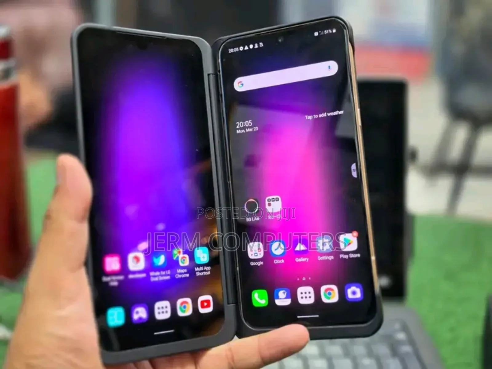 New LG V60 ThinQ 5G 256 GB Black