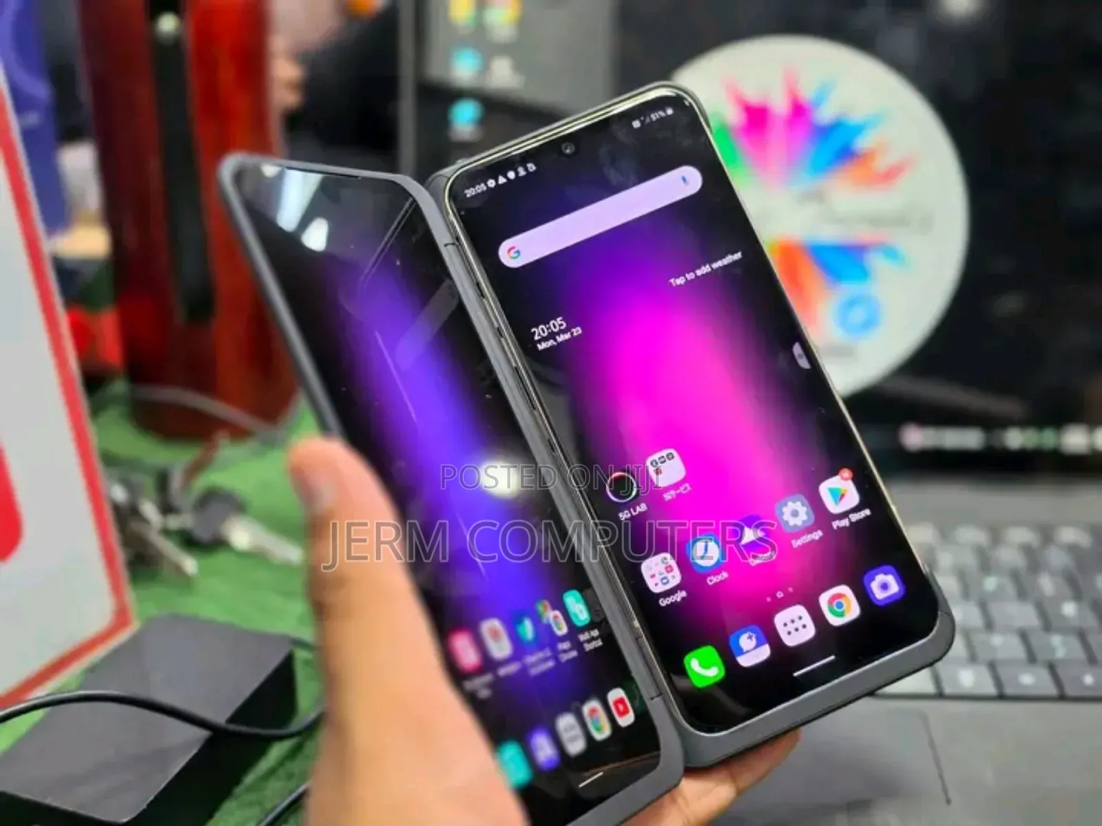 New LG V60 ThinQ 5G 256 GB Black