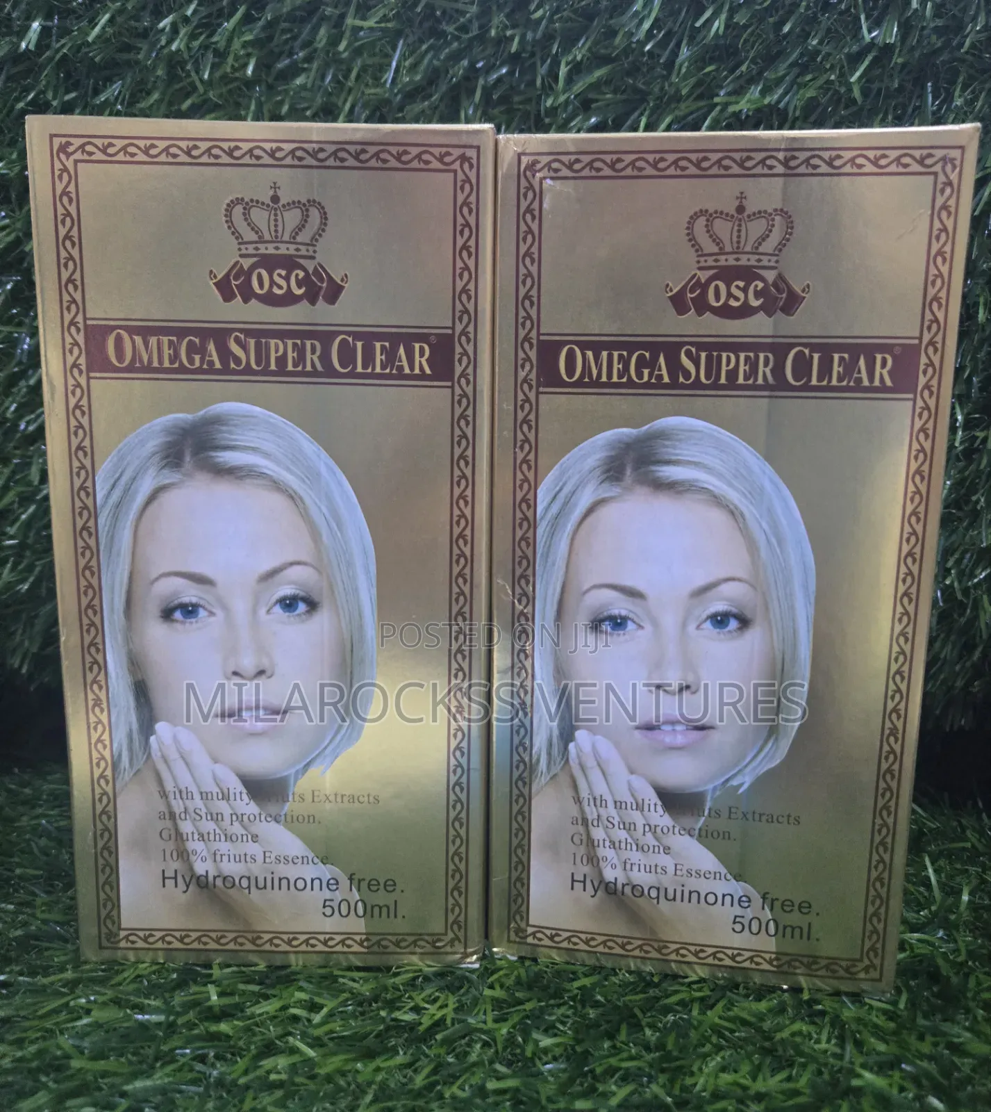 Omega Super Clear Fade Milk Body Lotion. 500ml.