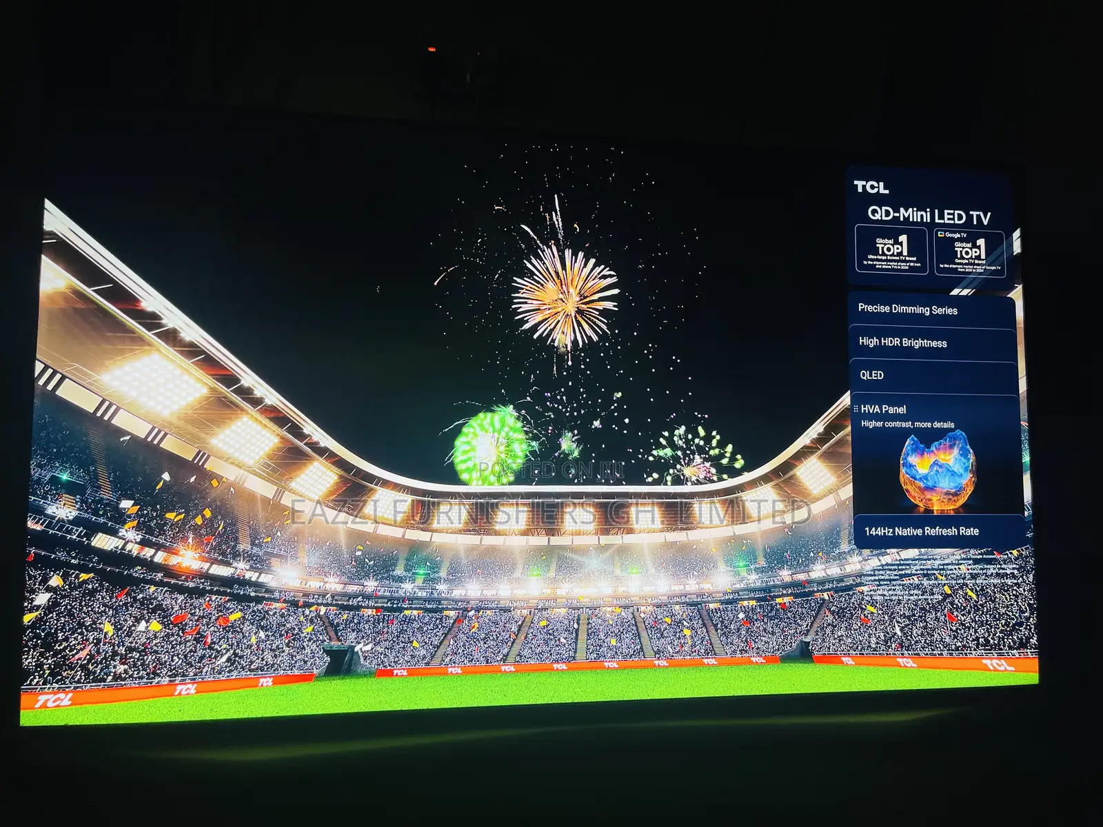 TCL 75c6k-Uk Premium 75-Inch QD-Mini Led Qled Smart 144-240hz Uk TV