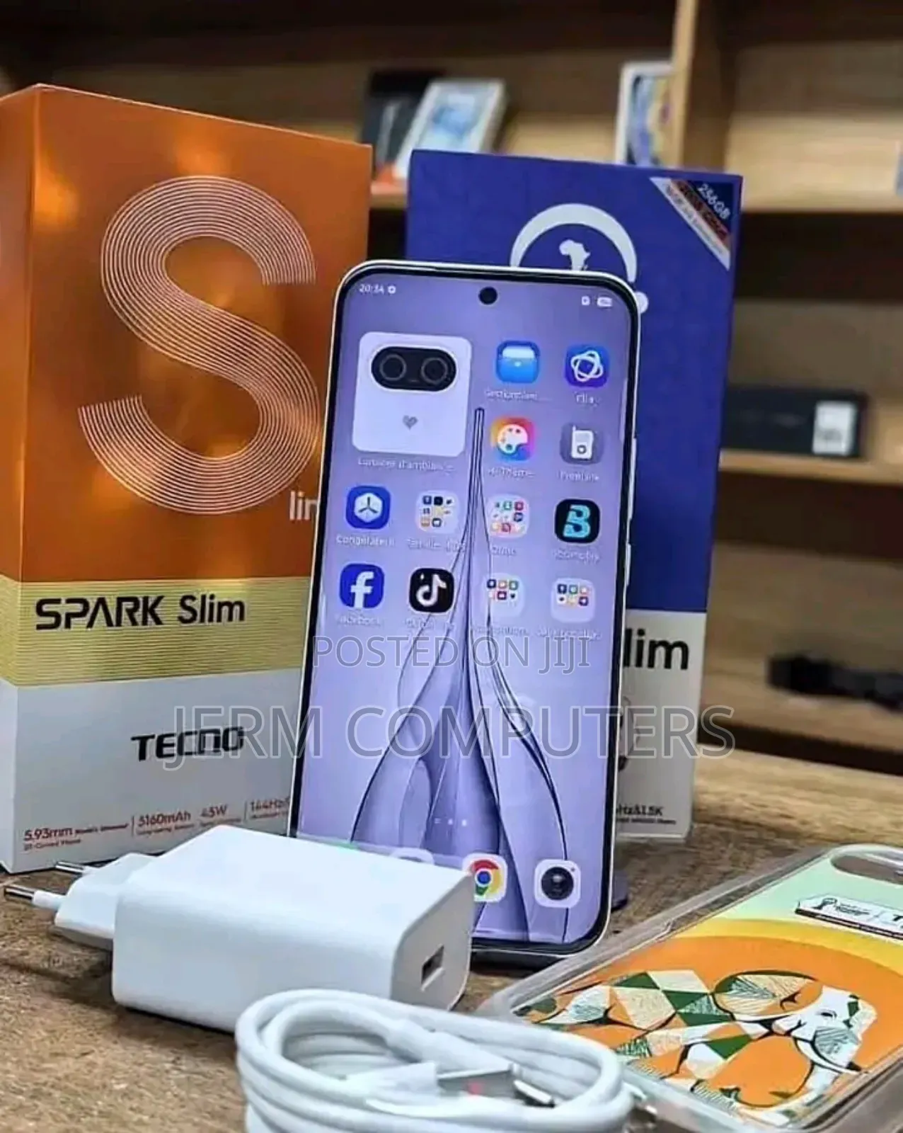 New Tecno Spark Slim 256 GB White