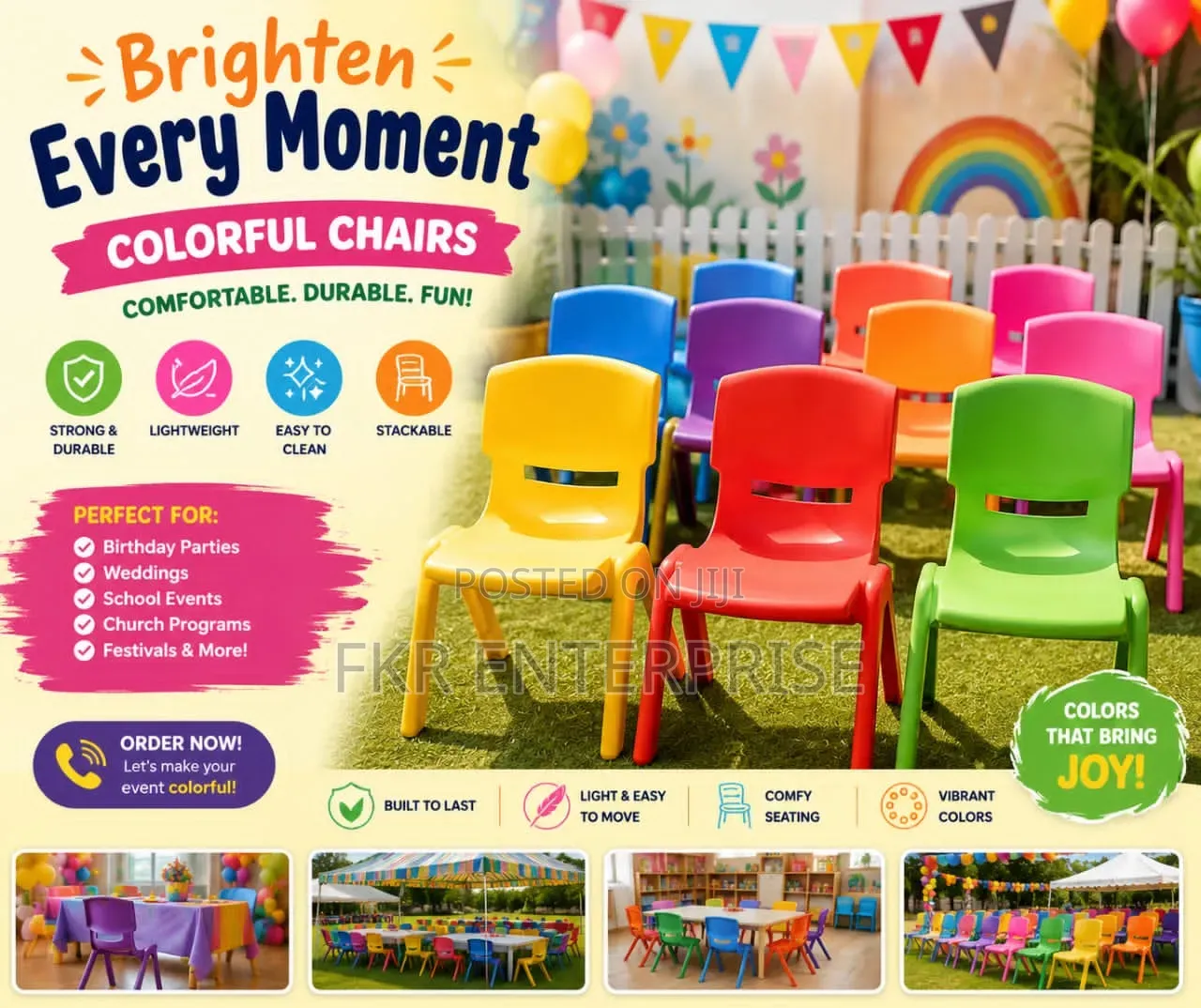 "Kids Plastic Chairs for Sale