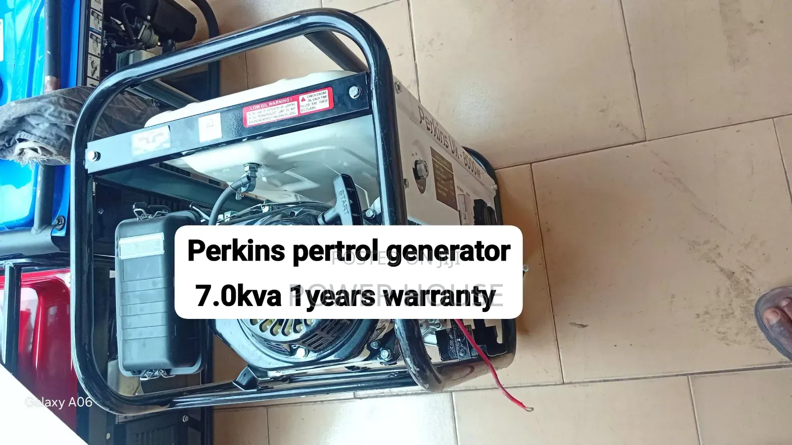 Perkins UK 7.5kW Petrol Generator – Perfect for Home Business