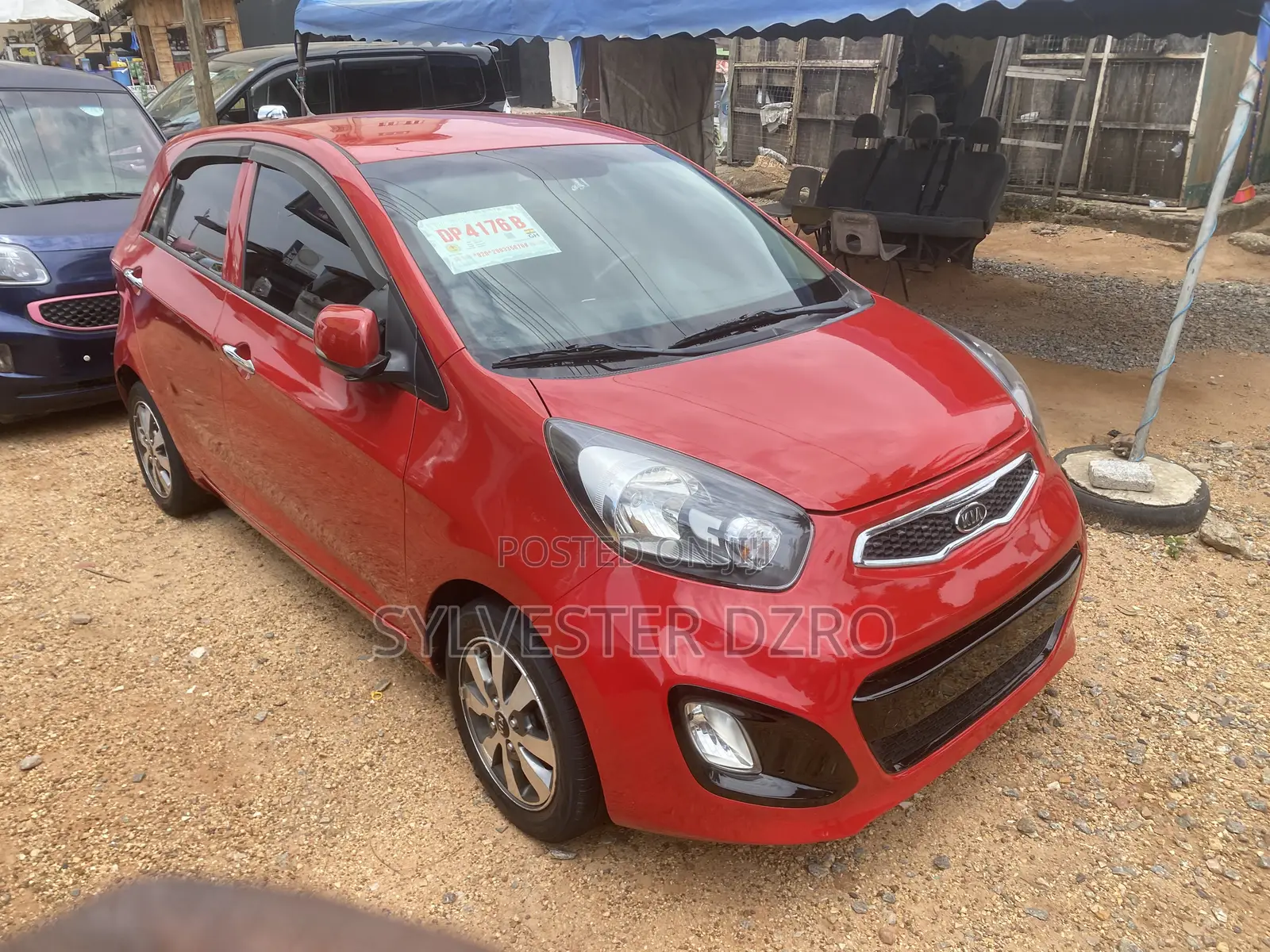 Kia Morning 2014 Red