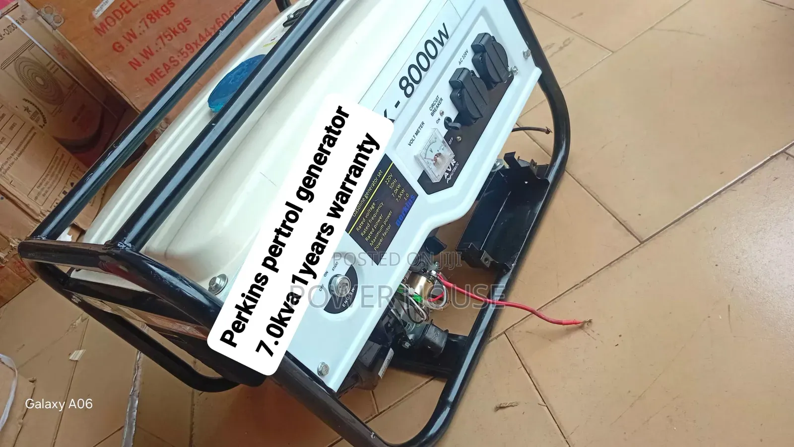 Performance
Industrial Grade Perkins UK 8000W Generator