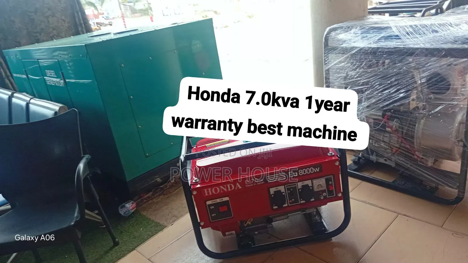 Honda 7.0kVA Fast Power Pull Start Petrol Generator
