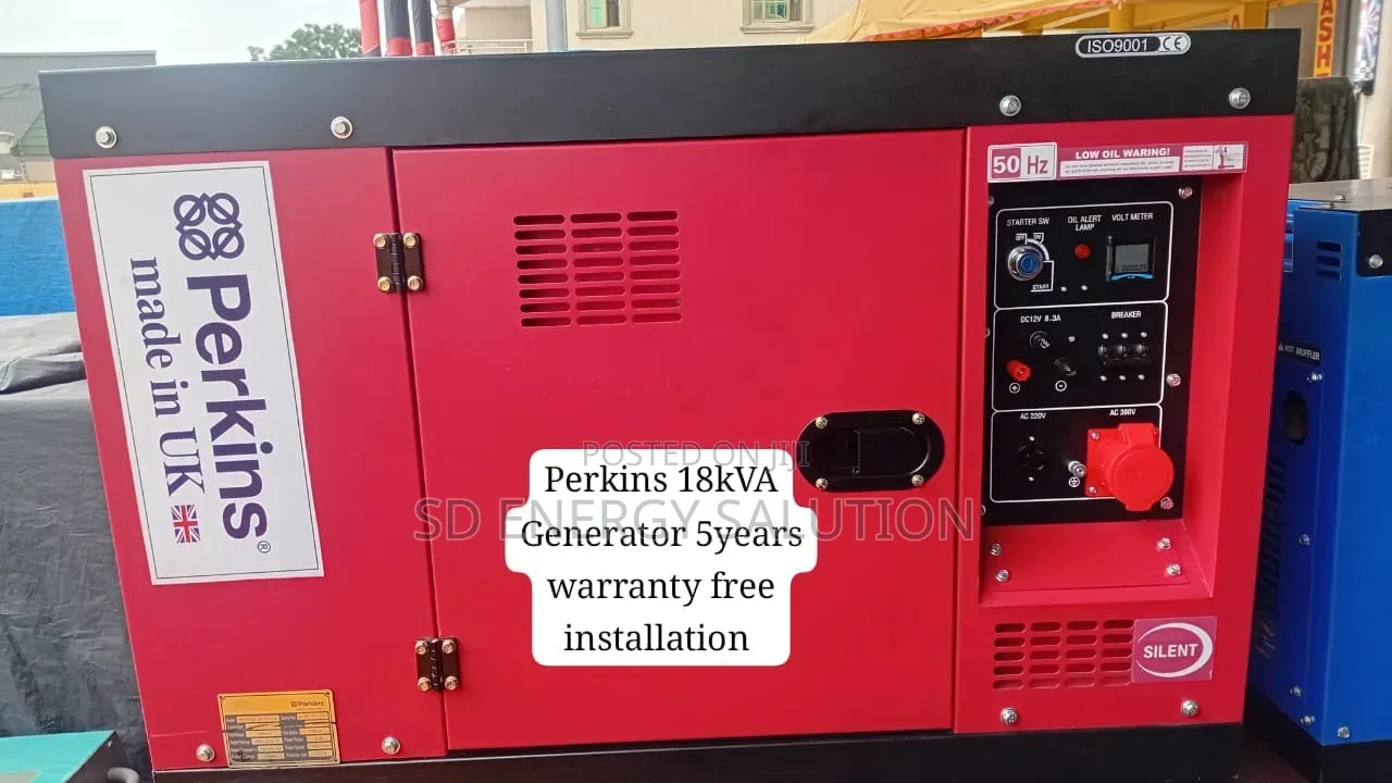 Perkins 18kVA Diesel Generator – Heavy Duty Fuel Efficient