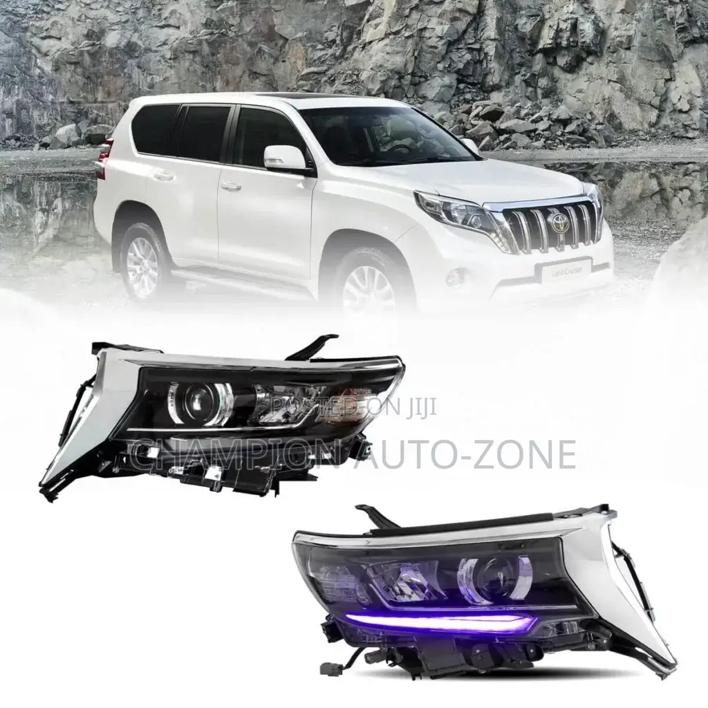 Land Cruiser Prado 2018-2019-2020-2021-2022 Headlight Pair