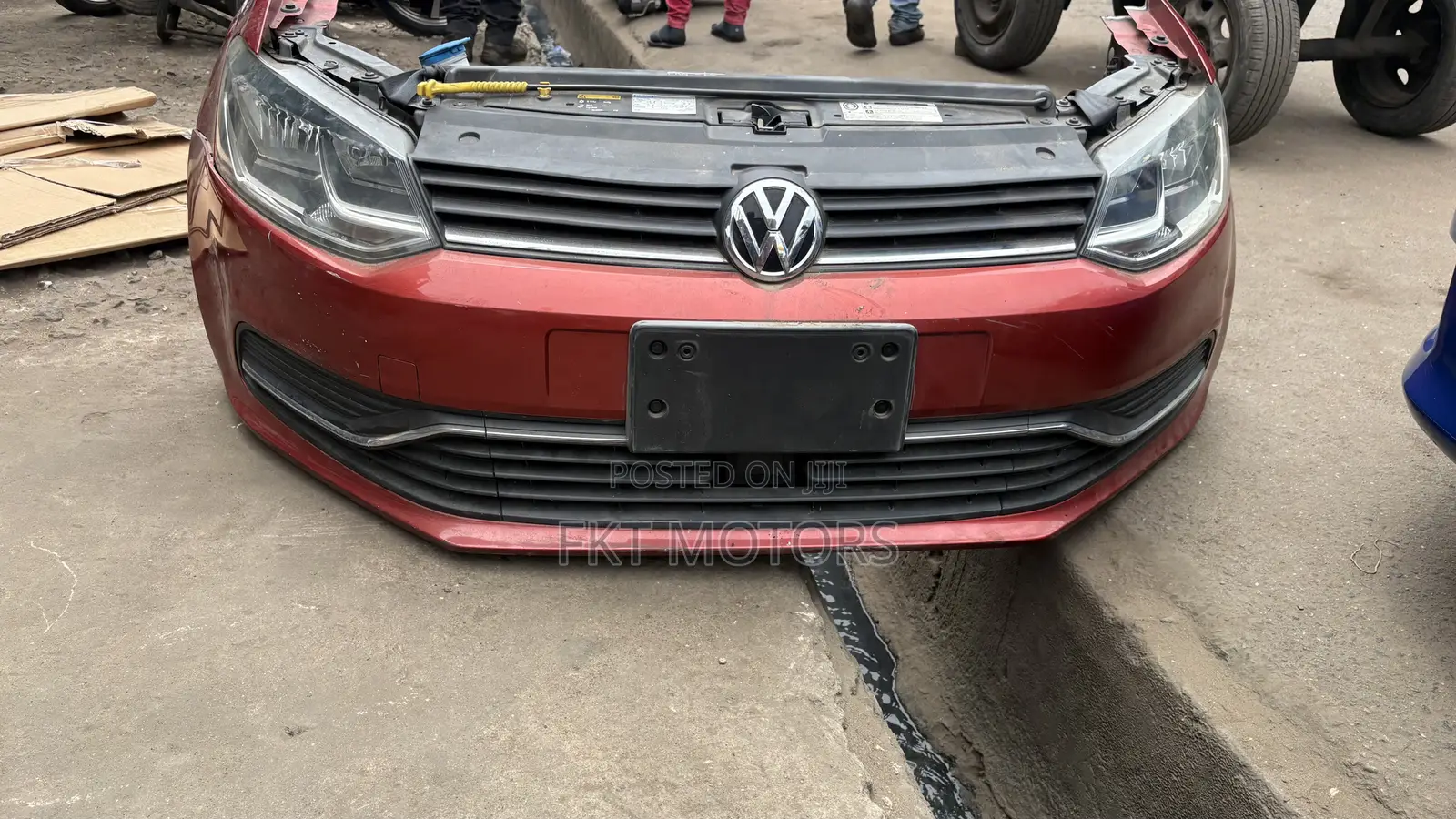 Volkswagen VW Polo Front Cut 2012,2013,2014,2015,2016,2017,2018