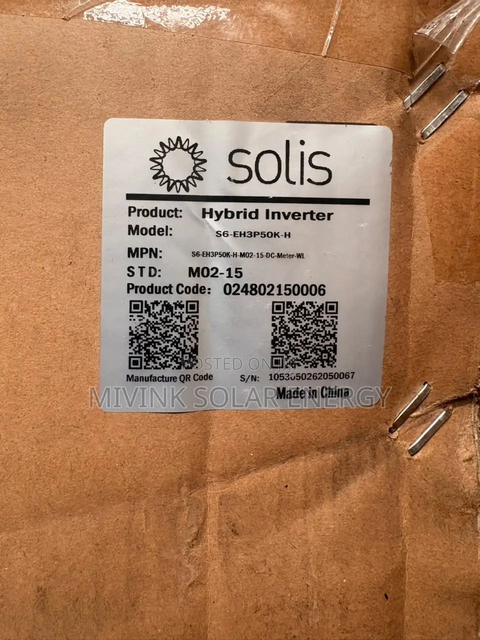 Solis 50kw High Voltage Inverter