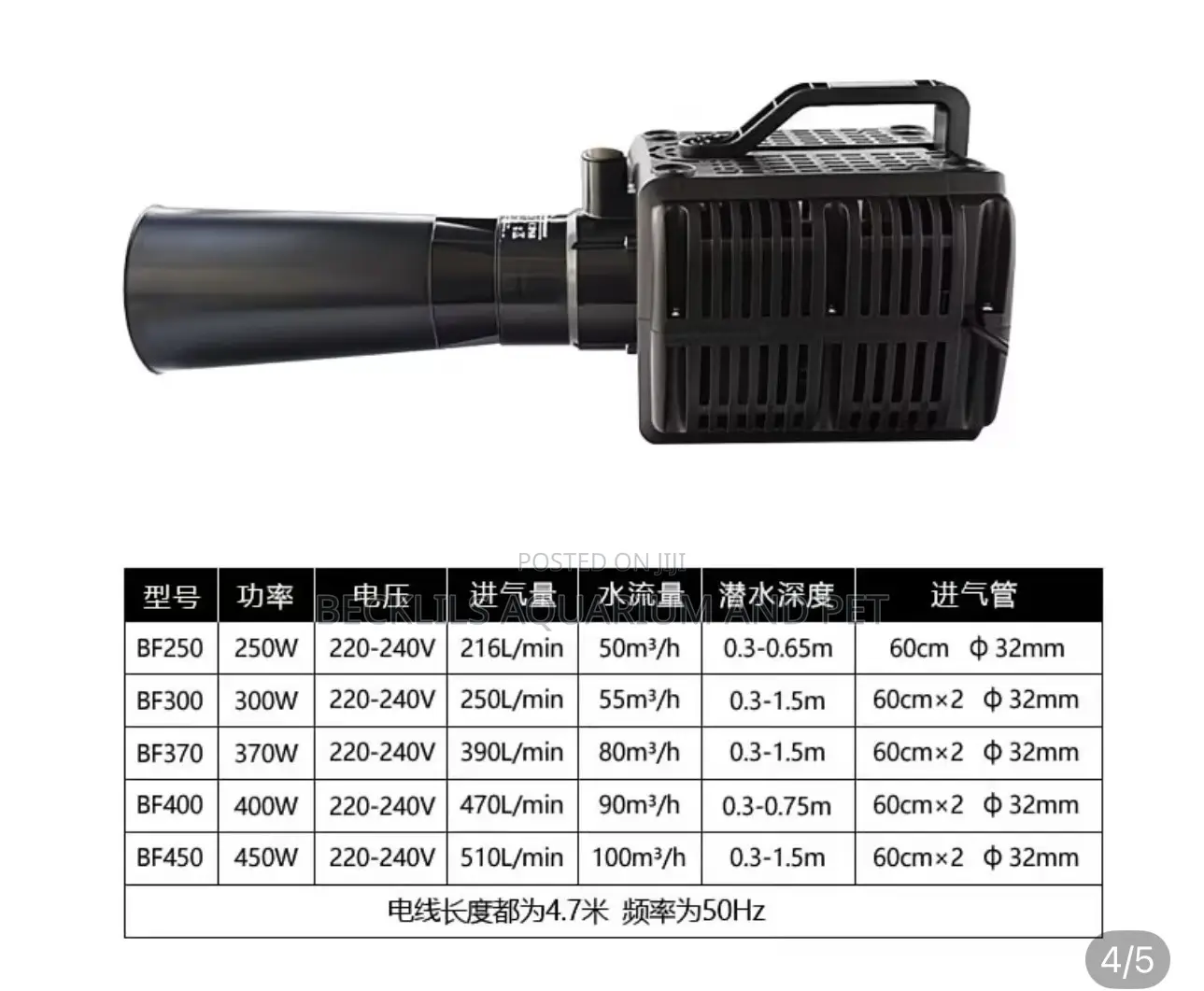 Submersible Aerators for Pond