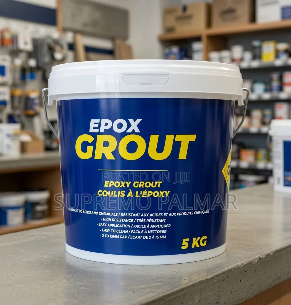 Waterproof Chemical-Resistant Joint Filler for Pools - Grout, White