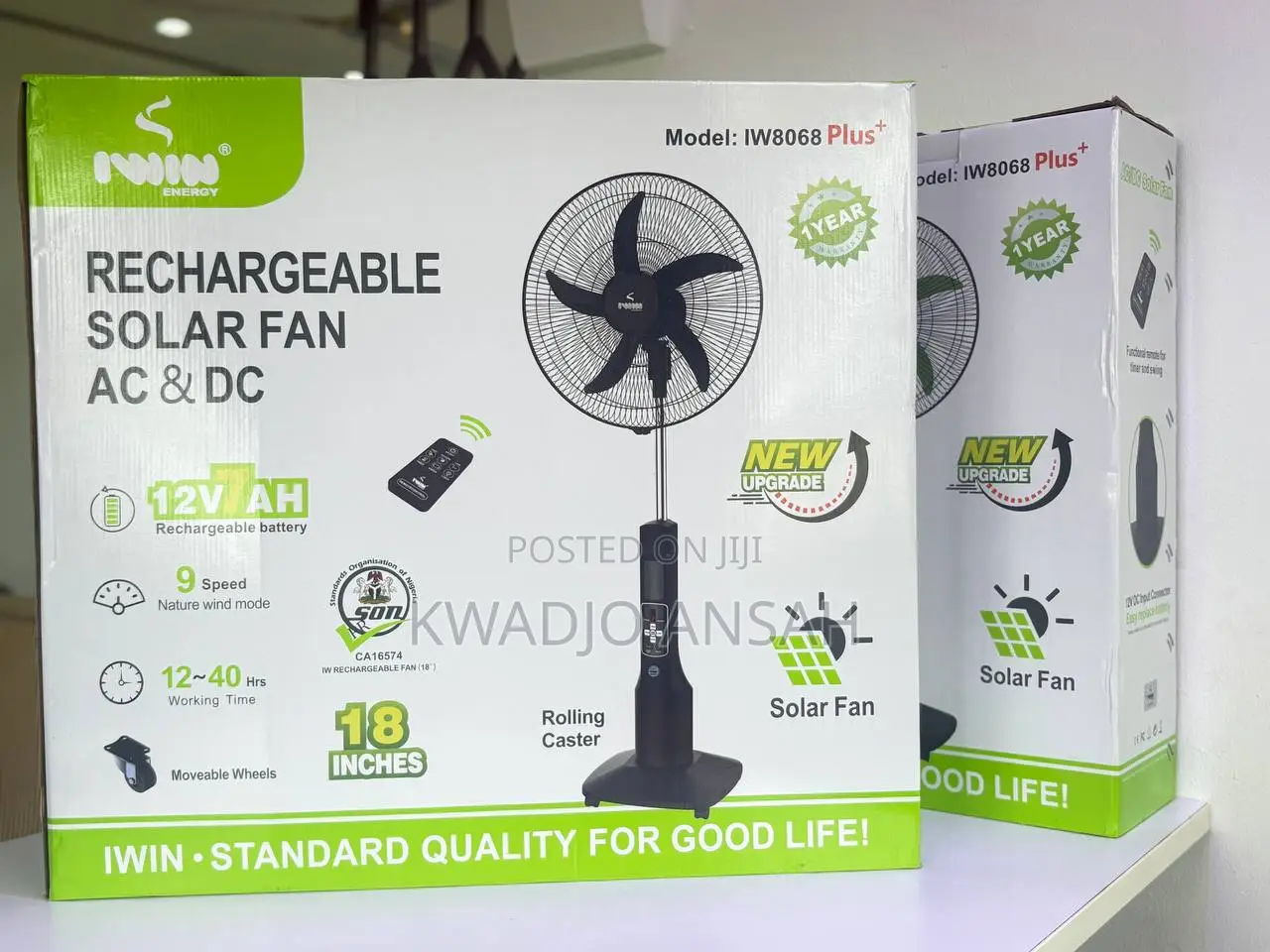 Iwin Rechargeable Fan