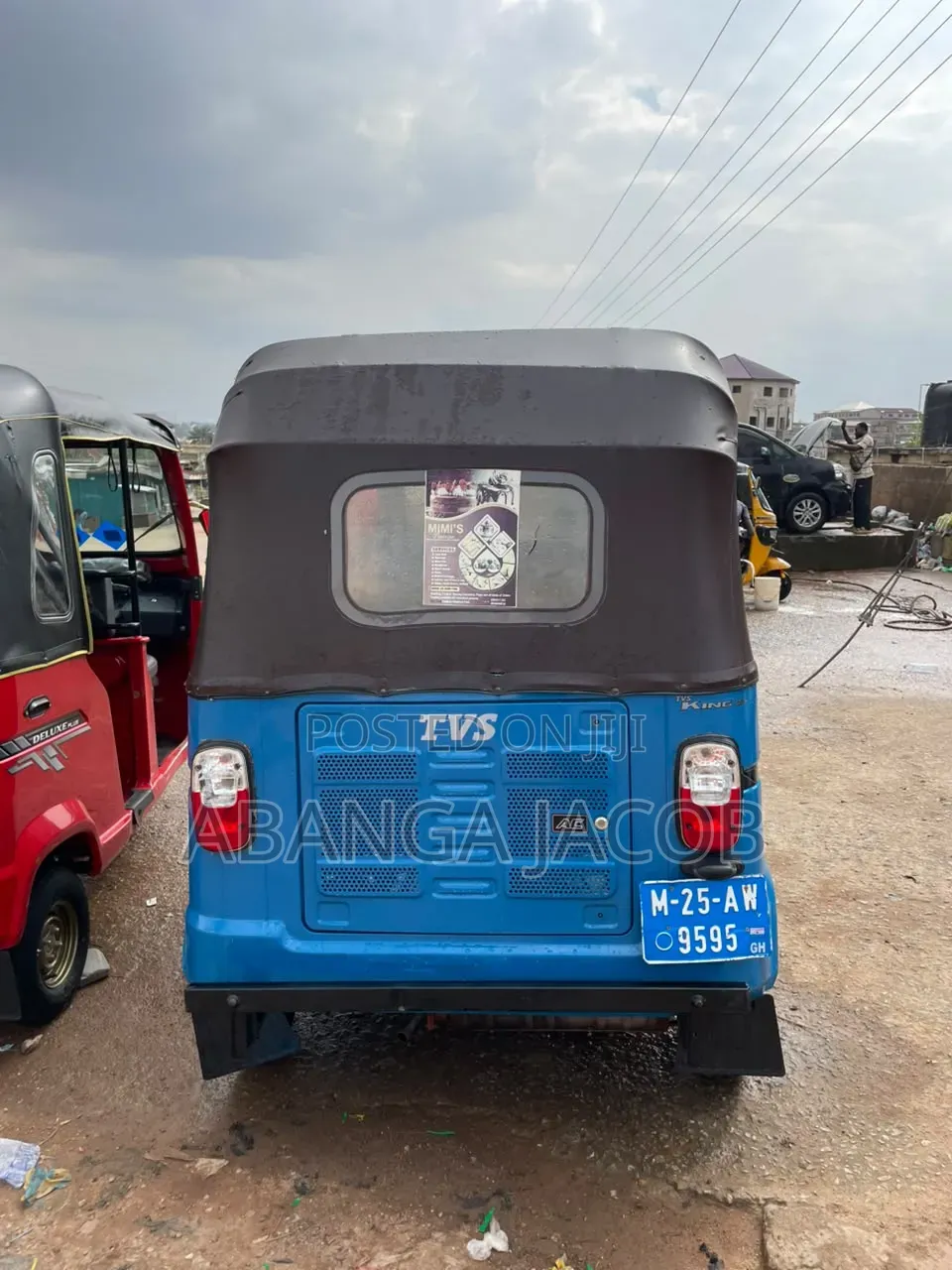 TVS King Deluxe Plus iTouch Start 2025 Blue