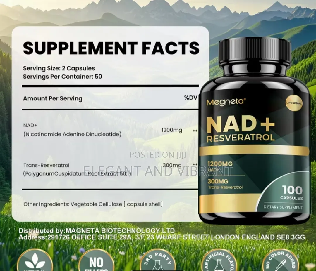 Liposomal NAD+ Revestrol With Nicotinamide,Riboside Trans Revestrol