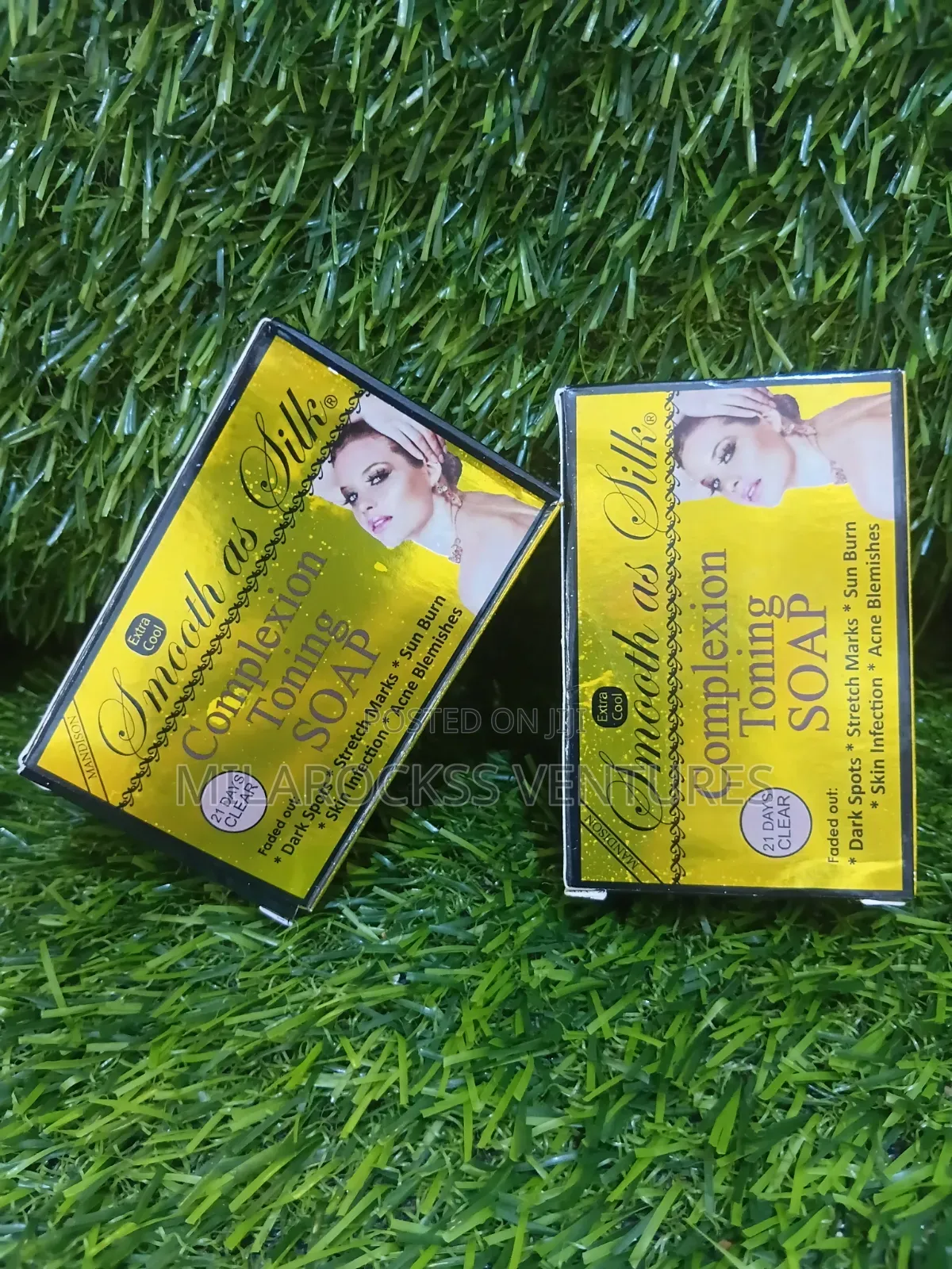 Smooth as Silk Complexion Toning Soap.