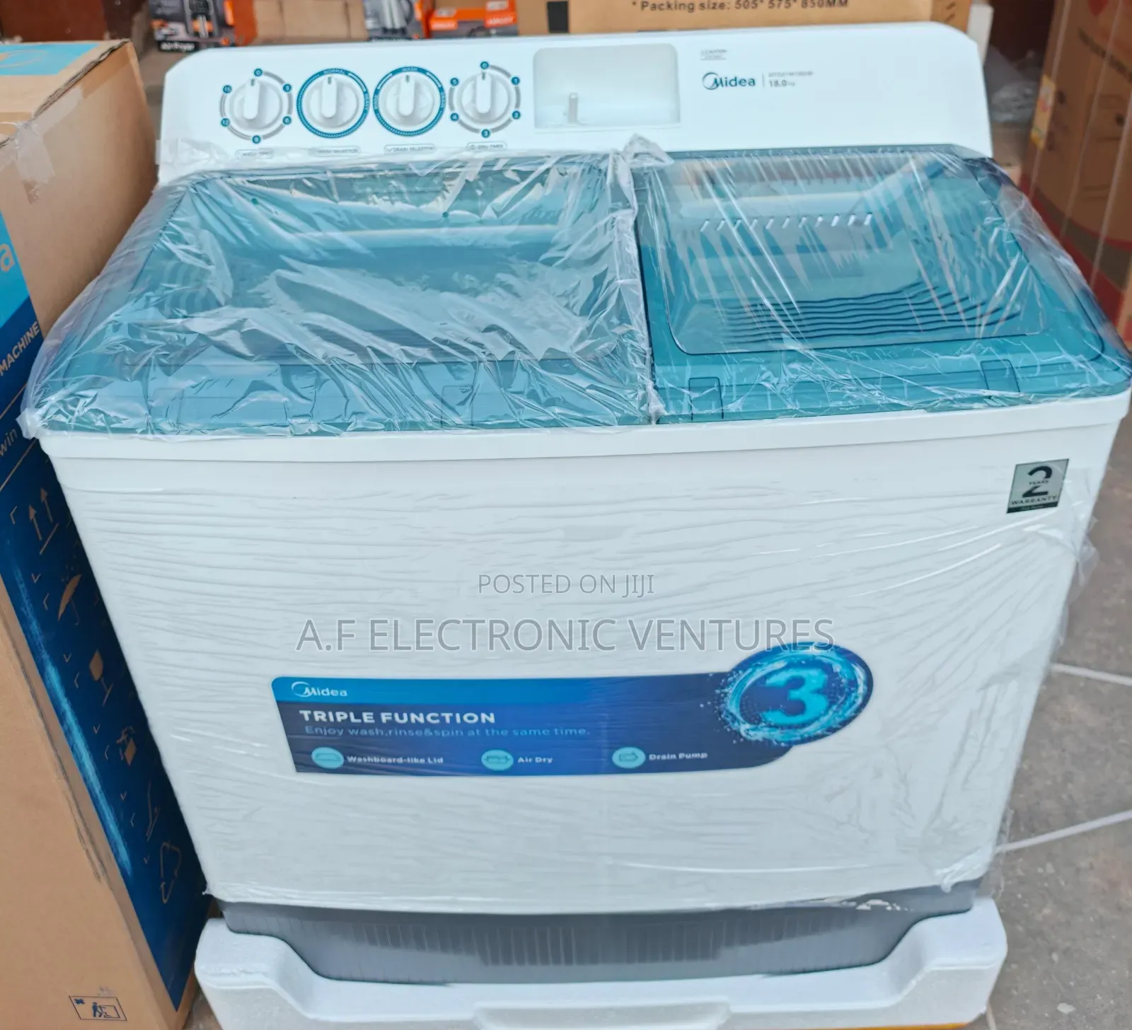 Midea 18KG Twin Tub Semi-Automatic Washing Machine