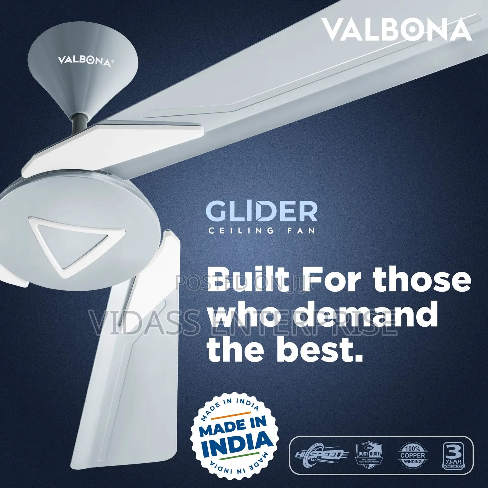 Valbona Glider Ceiling Fan