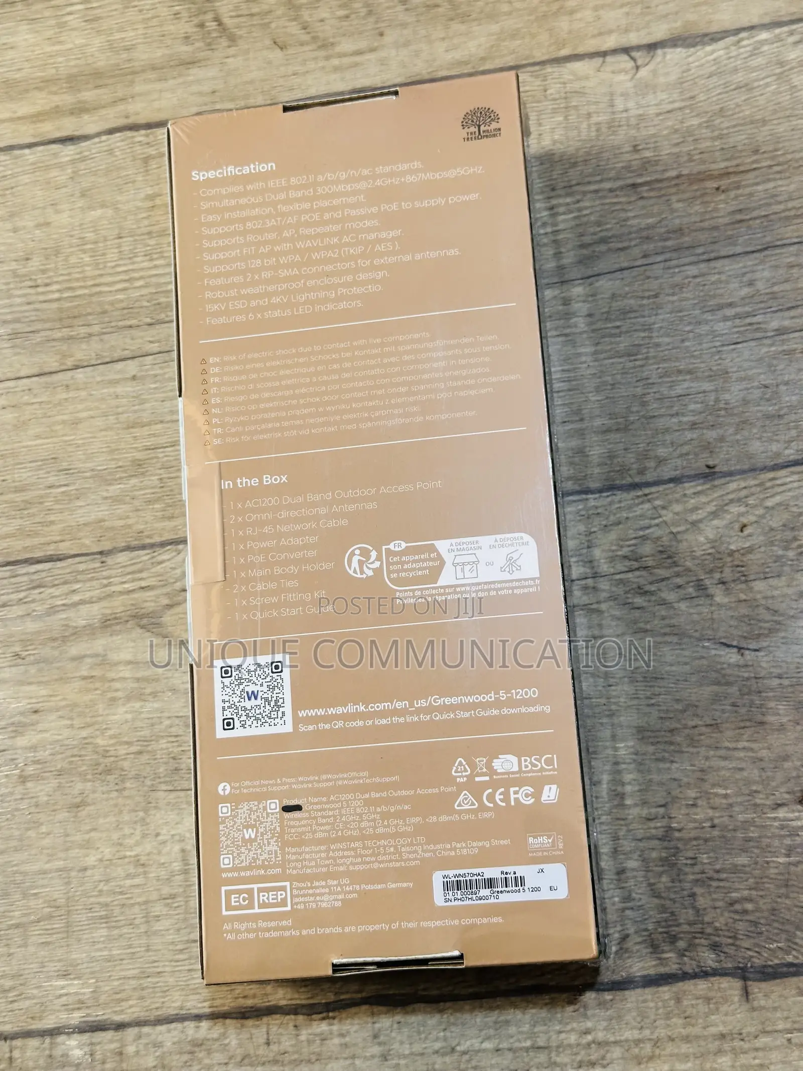 WAVLINK AC1200 Dual Band Outdoor Access Point