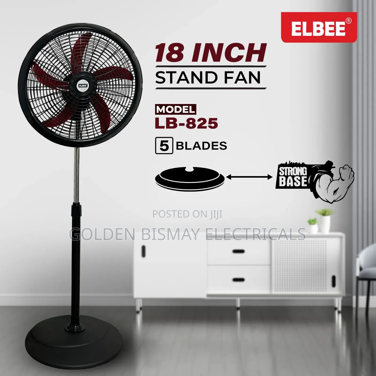 Elbee 18 Inche Standing Fan