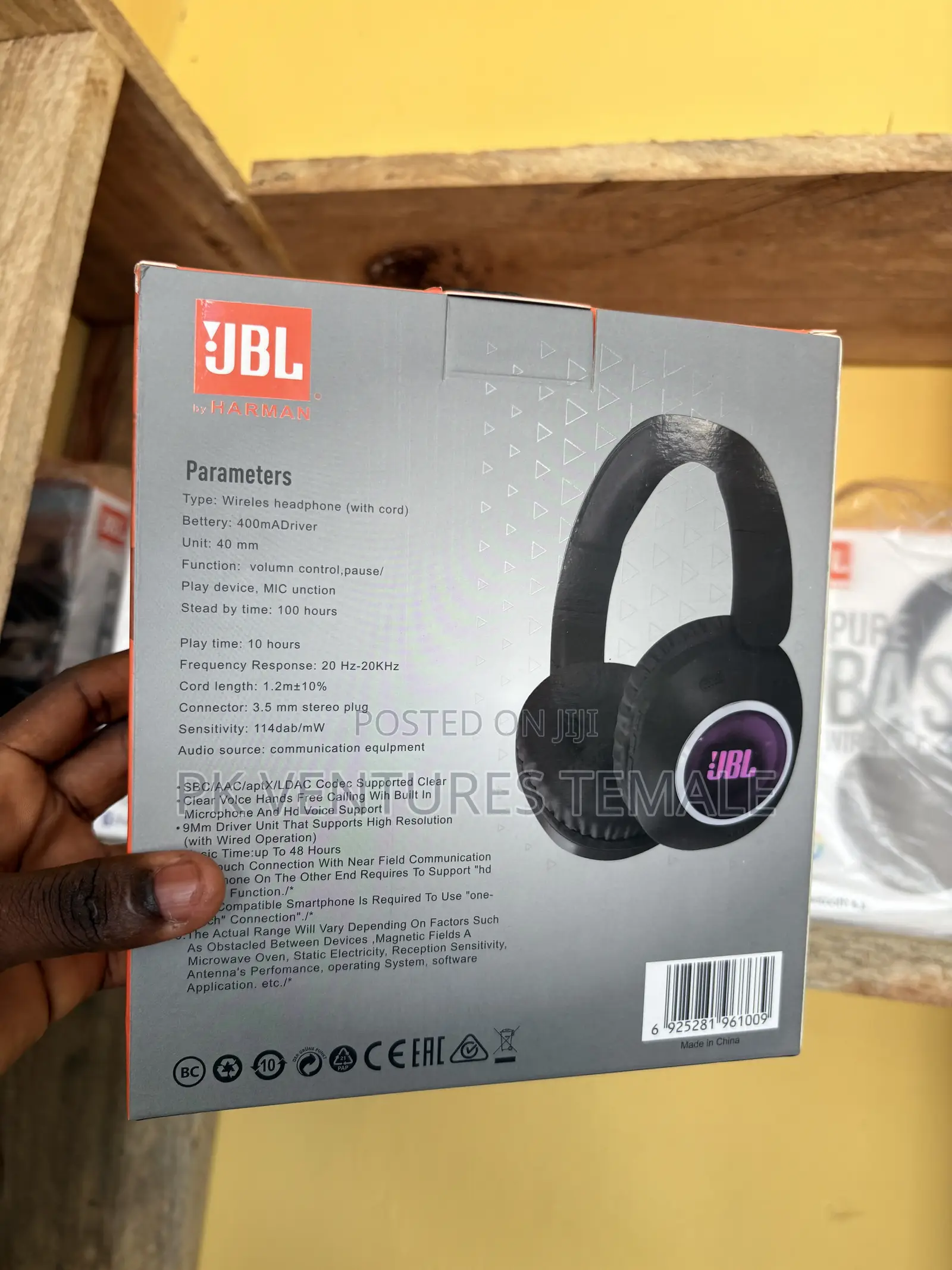 JBL J100 Wireless Headset