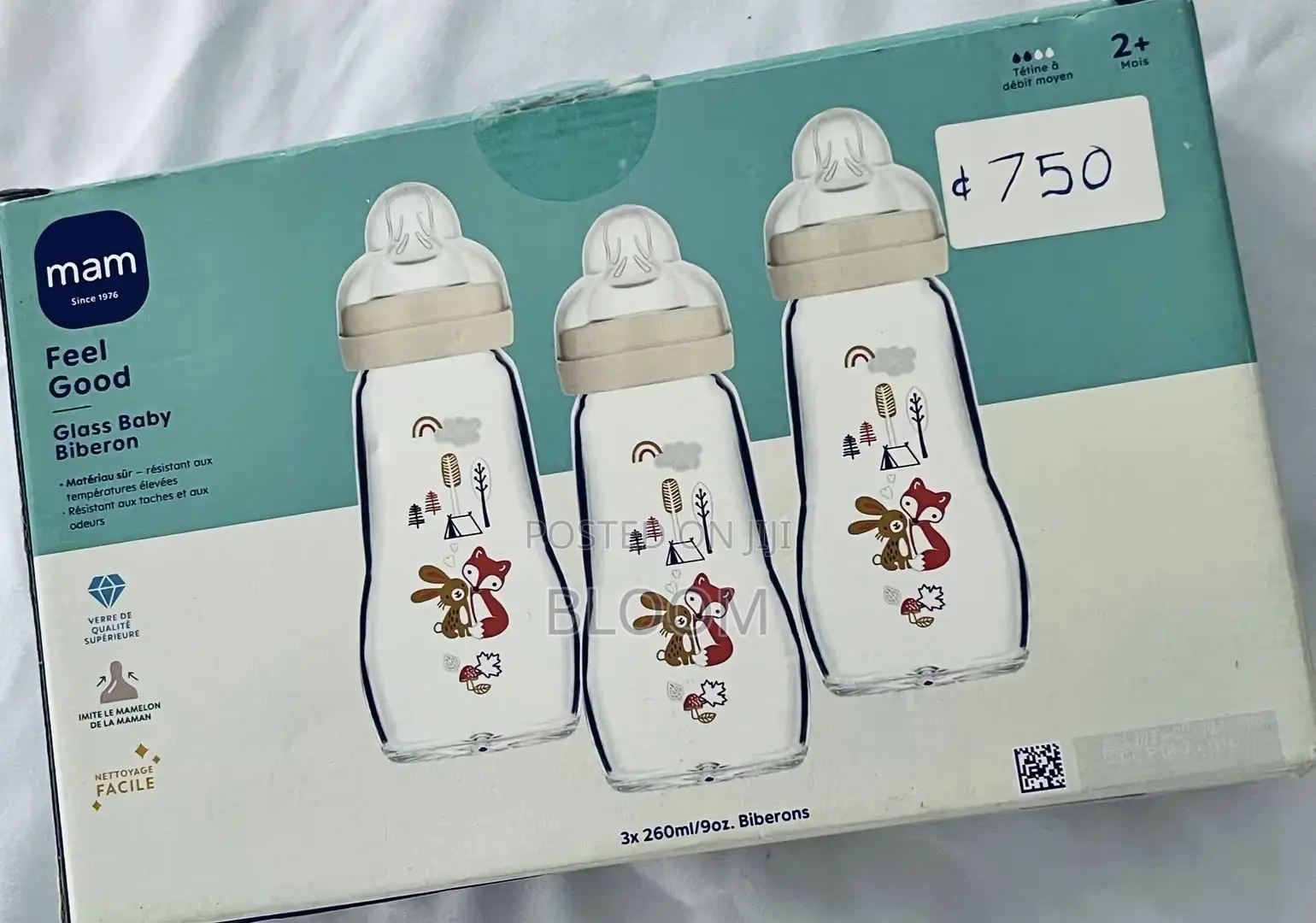MAM Feel Good Glass Baby Bottle Set