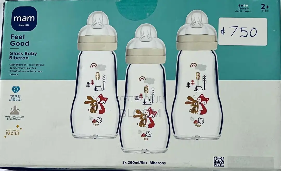 MAM Feel Good Glass Baby Bottle Set