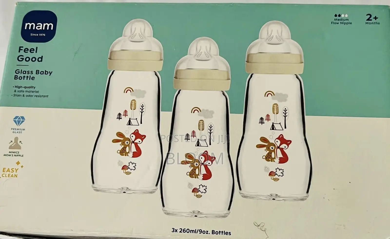 MAM Feel Good Glass Baby Bottle Set