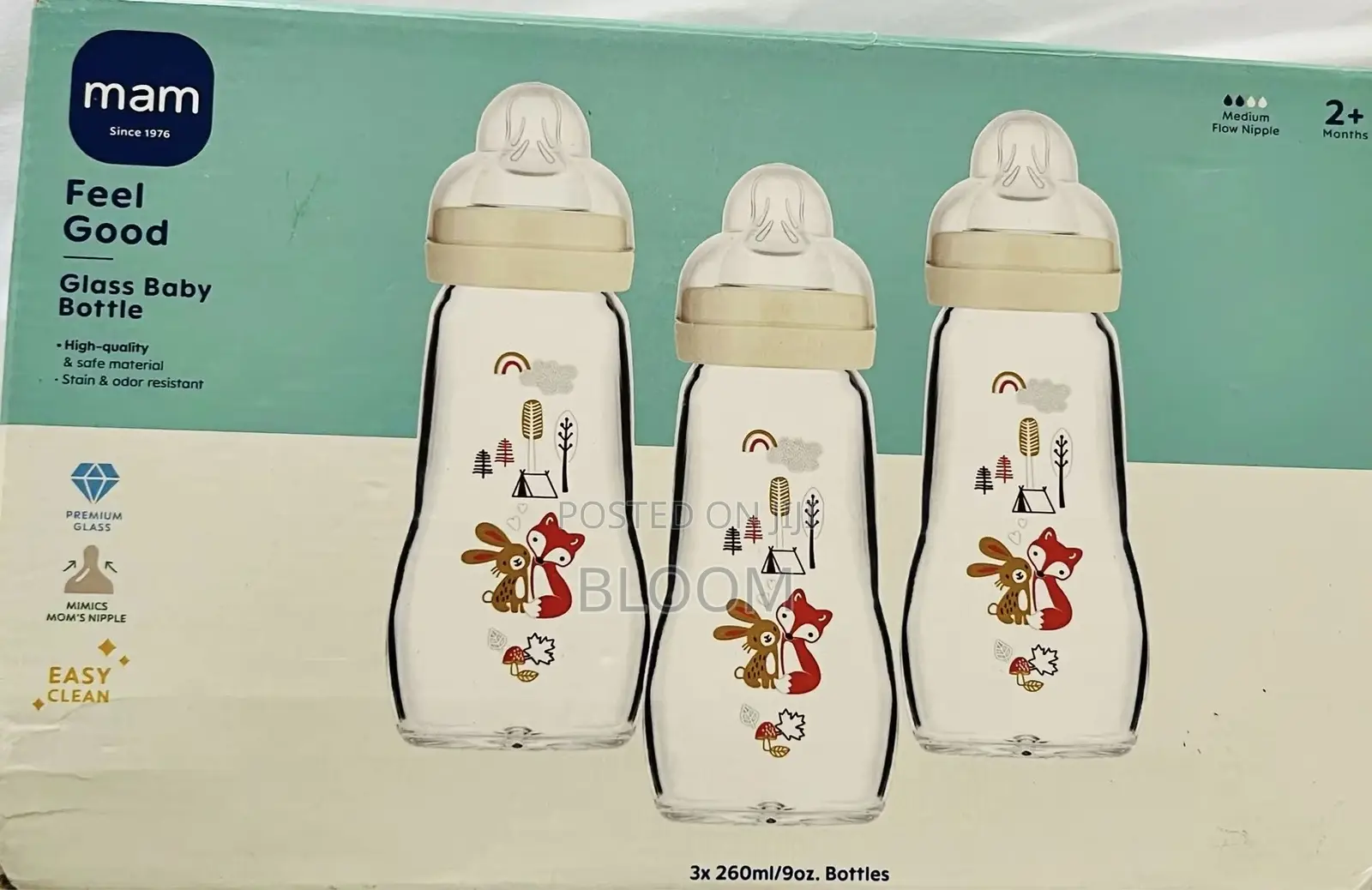 MAM Feel Good Glass Baby Bottle Set