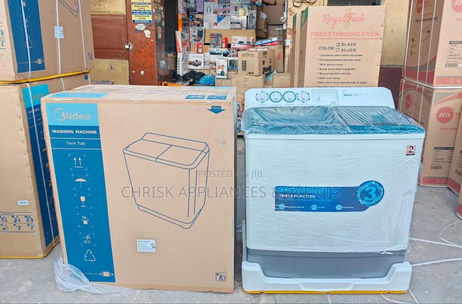 Midea 18kg Twin Tub Semi Automatic Washing Machine