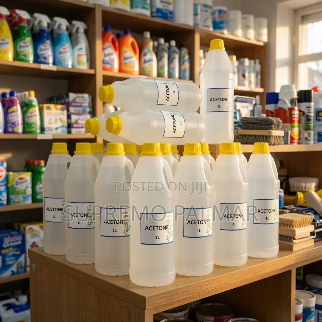 100% Pure Acetone 1L – Industrial Solvent for Paint, Resin Cleaning