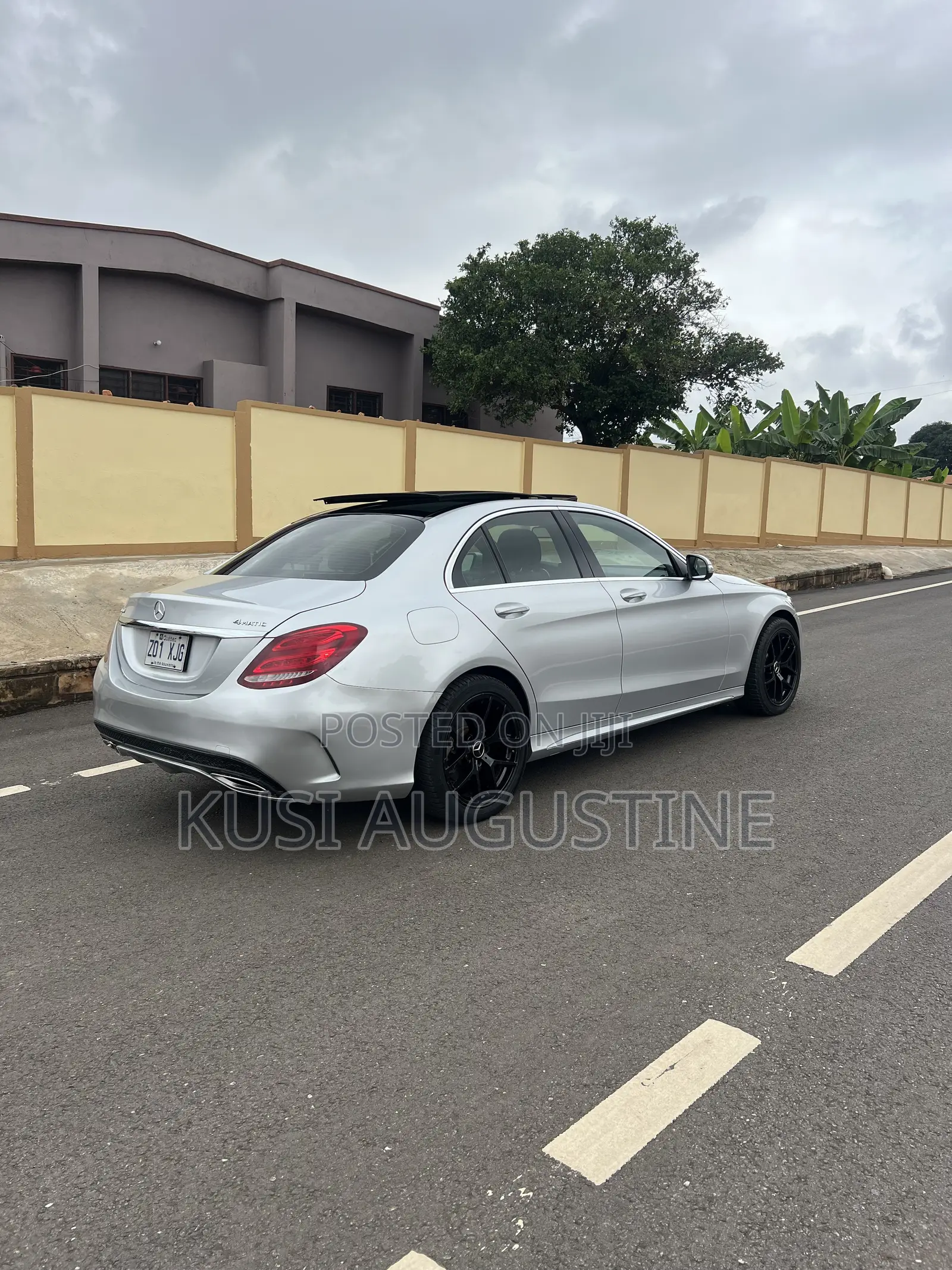 Mercedes-Benz C300 Luxury 4Matic Sedan AWD (2.0L 4cyl 7A) 2016 Silver