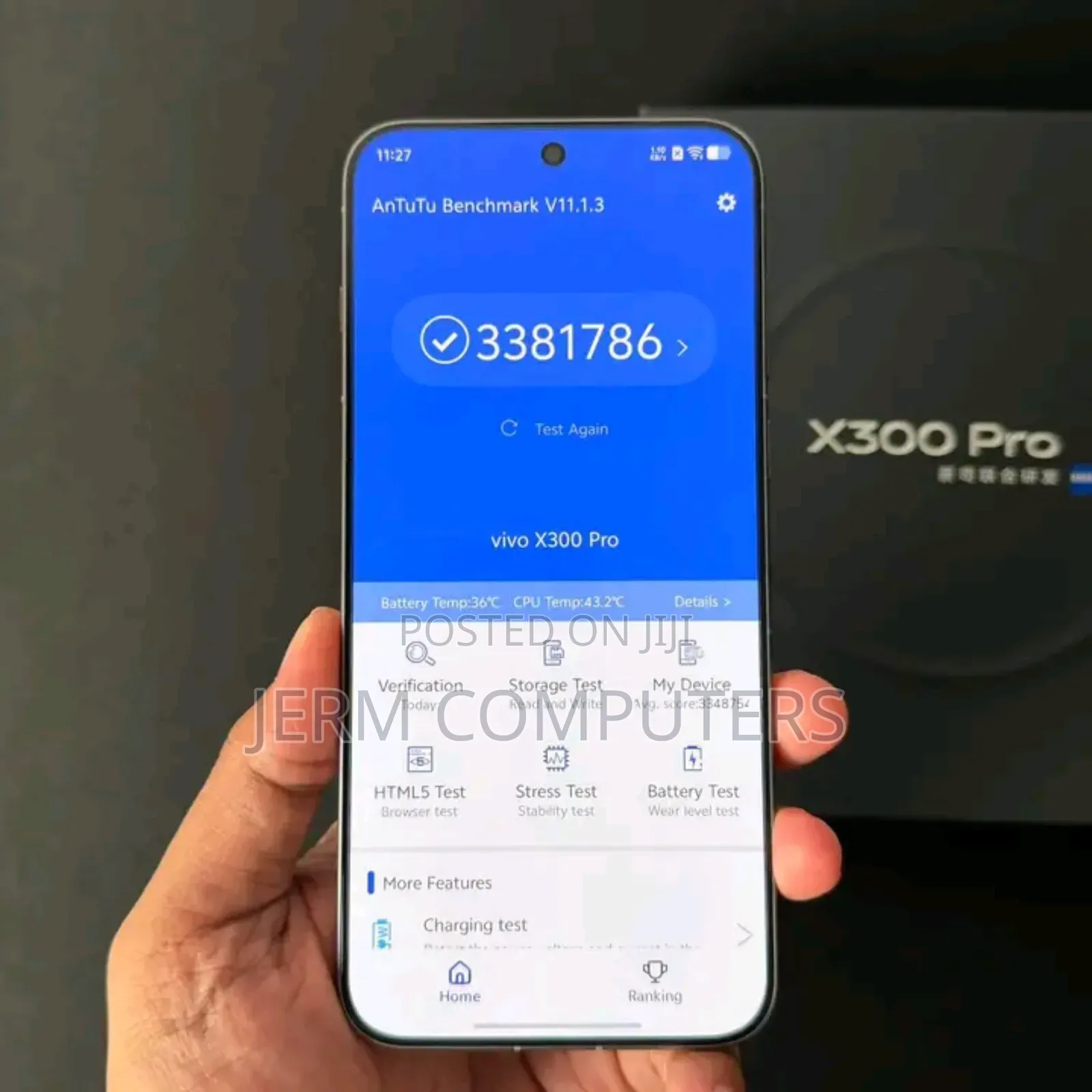 New Vivo X300 Pro 256 GB Gray