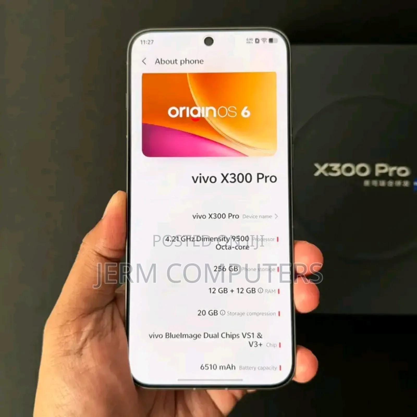 New Vivo X300 Pro 256 GB Gray