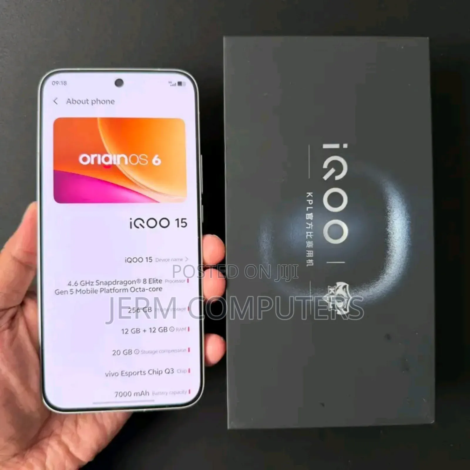 New Vivo iQOO 15 256 GB White